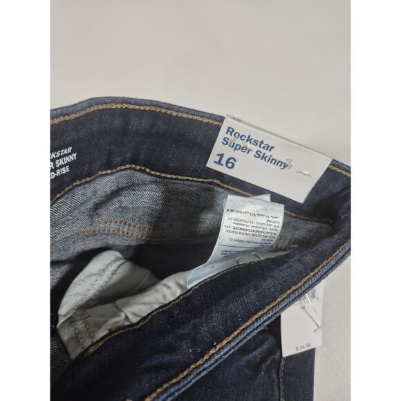Old Navy Womens Jeans Size 16 Blue Rockstar Super Skinny Medium Wash - Picture 3 of 7